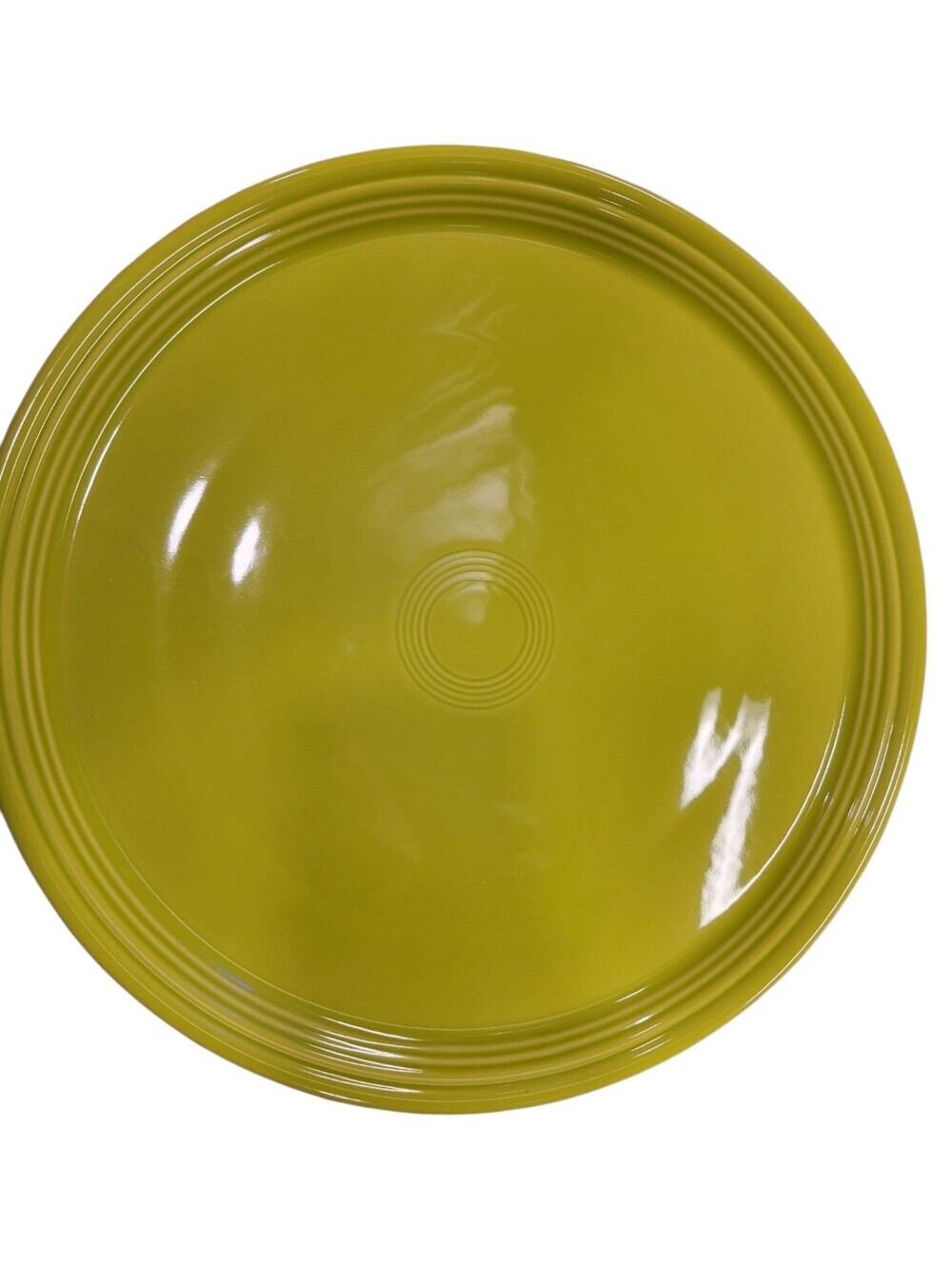 FiestaWare 15" Pizza Tray – Lemongrass | Excellent Condition